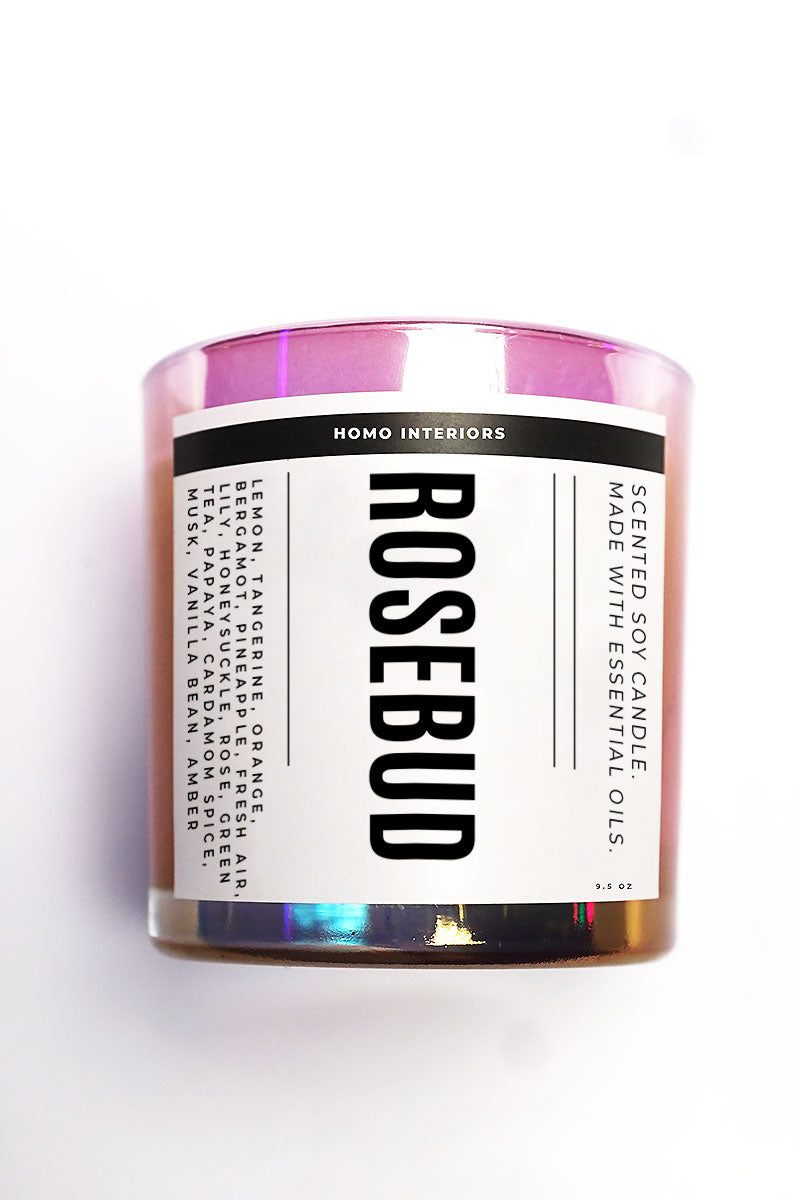 Rosebud Candle